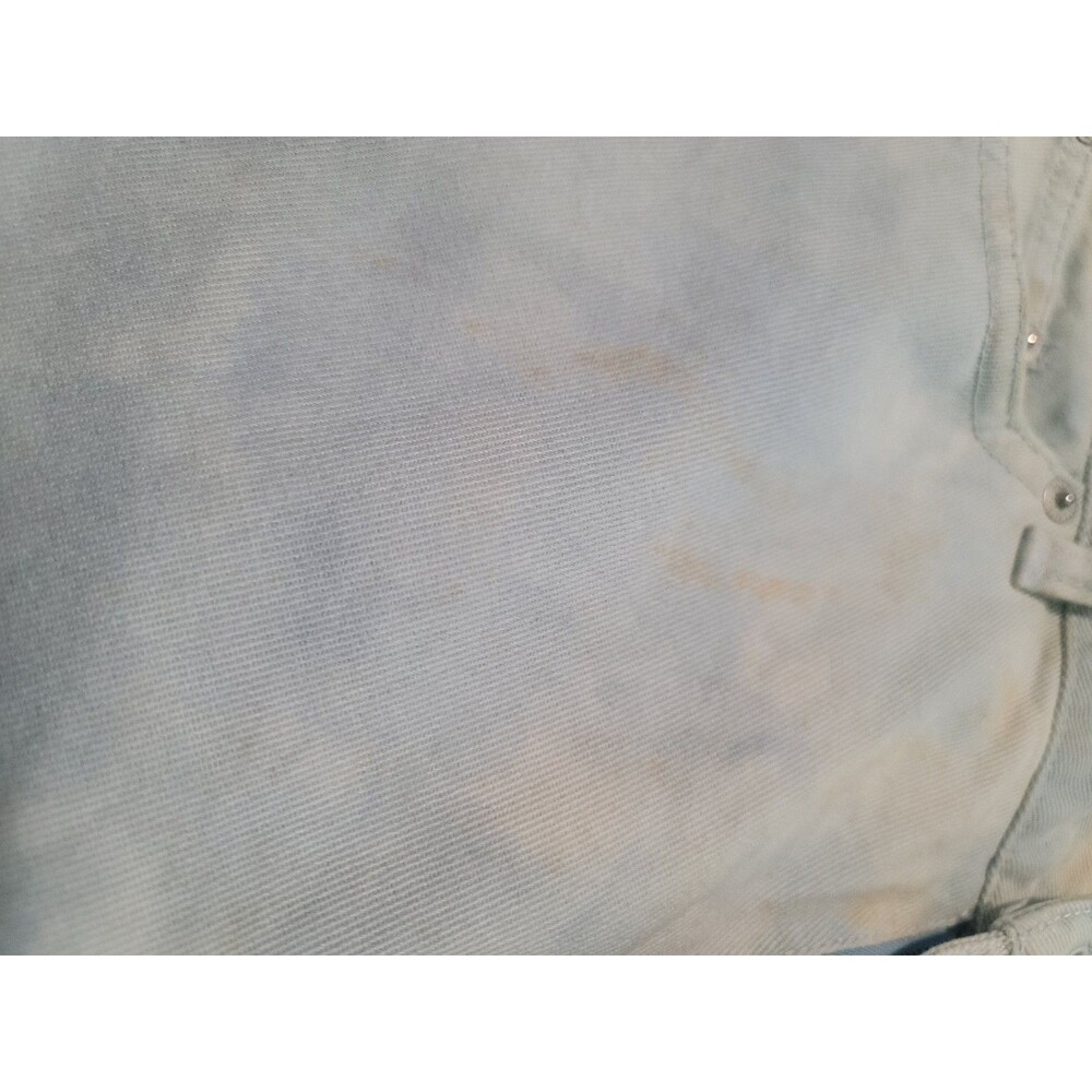 Lauren Jeans Co Ralph Lauren Womens Sz 6 Straight Leg Sky Blue Bleach Dyed Denim - Picture 4 of 12